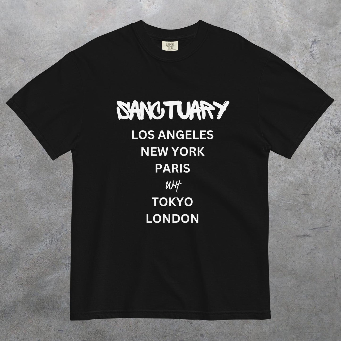 Sanctuary Streetwear Cities Tee Black